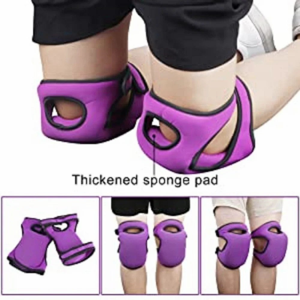 1 Pair Neoprene Garden Knee Pads Foam Cushioned Protective Kneeling Pad for Gardening Floor Cleaning