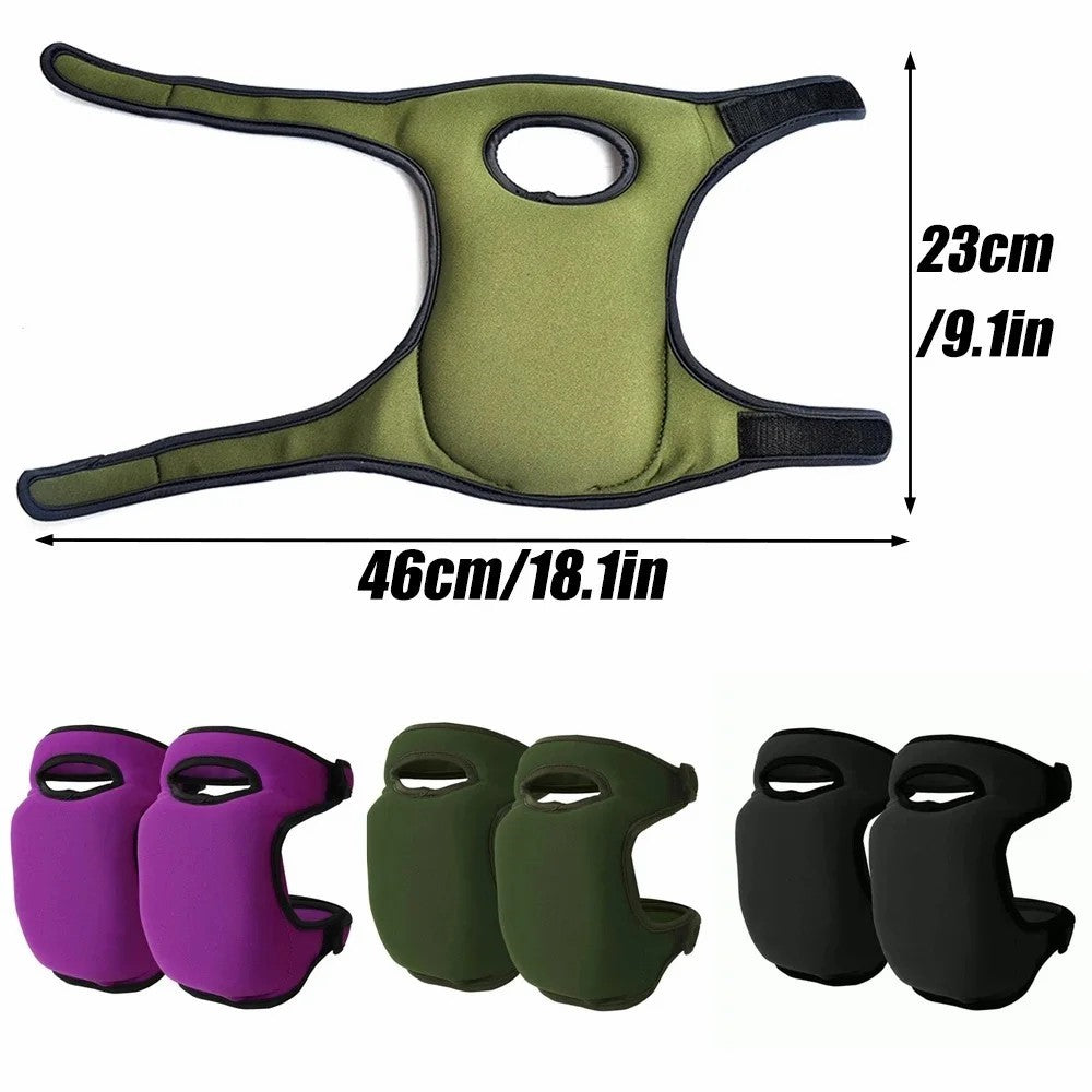 1 Pair Neoprene Garden Knee Pads Foam Cushioned Protective Kneeling Pad for Gardening Floor Cleaning