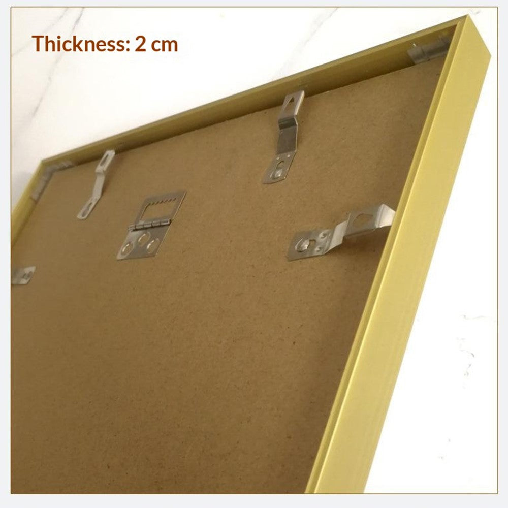 10 Inch 20.3x25.4cm Metal Picture Frame Aluminum Alloy Acrylic Glass Wall Mounted Photo Frame