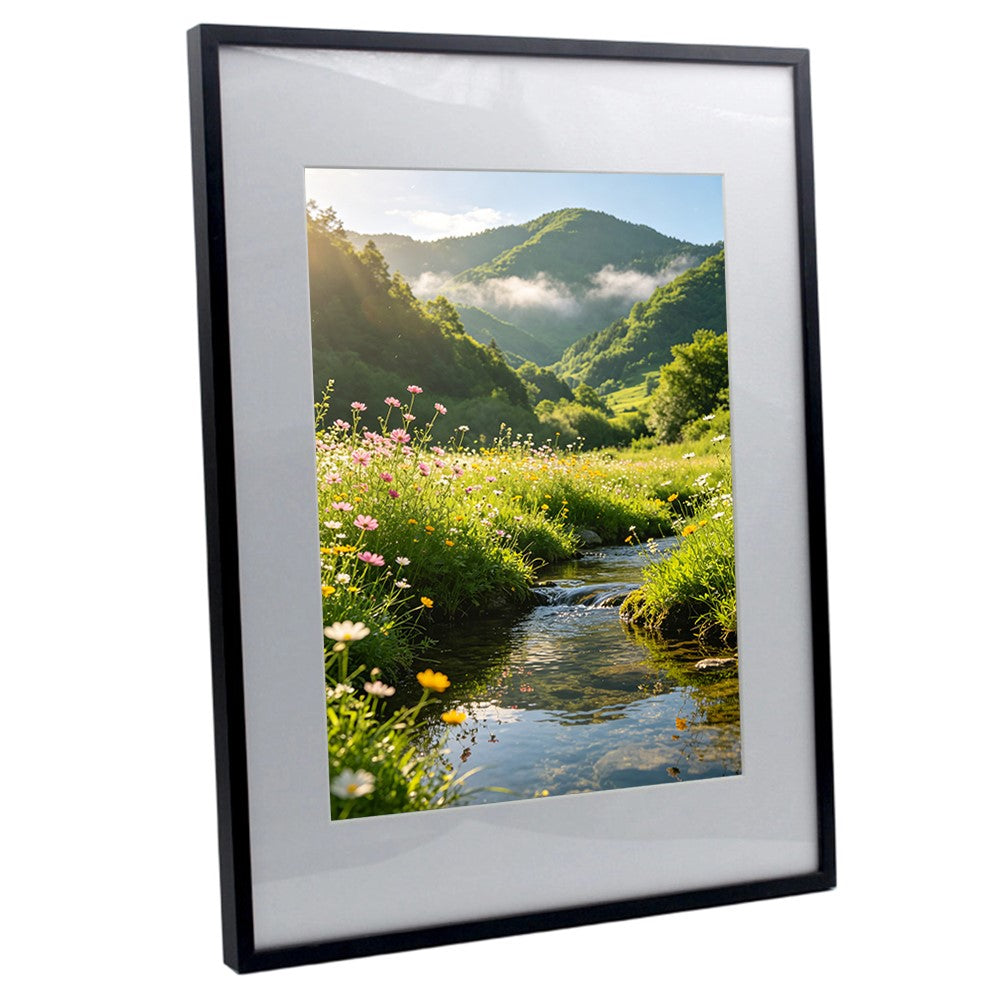 10 Inch 20.3x25.4cm Metal Picture Frame Aluminum Alloy Acrylic Glass Wall Mounted Photo Frame