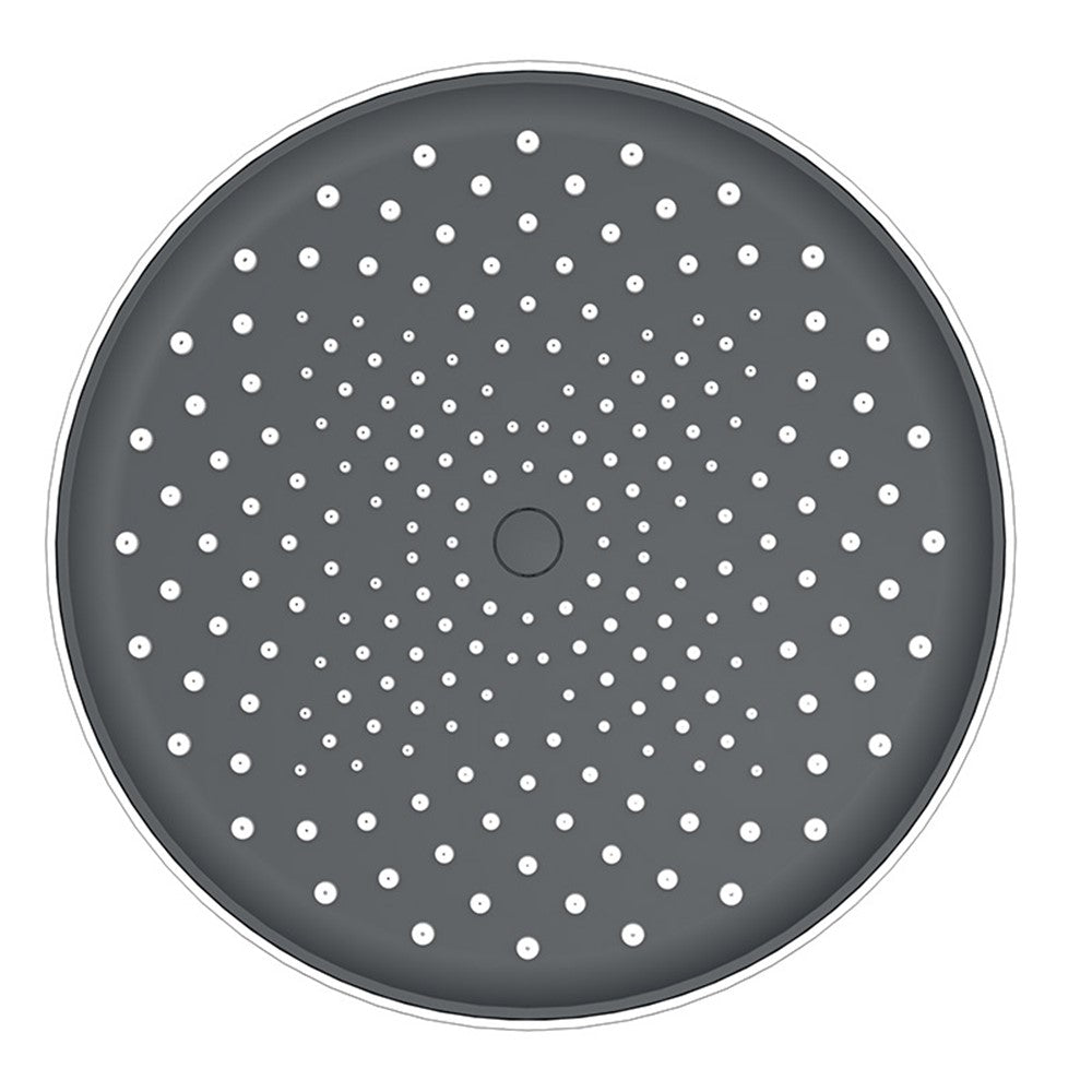 10-inch Rainfall Spray Shower Head High Pressure Round Electroplating ABS Shower Head