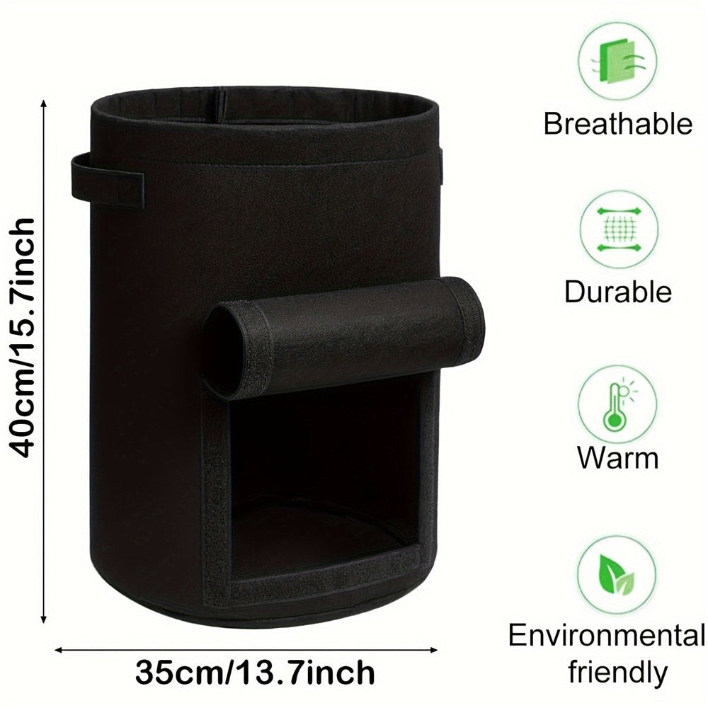 10 Gallon Vegetable Seedling Bag Non-Woven Fabric Potato Growing Bucket Planting Bag
