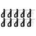 10-Pack Outdoor Hanging Plant Hooks for String Lights - Heavy-Duty Screw-In Expansion Anchors