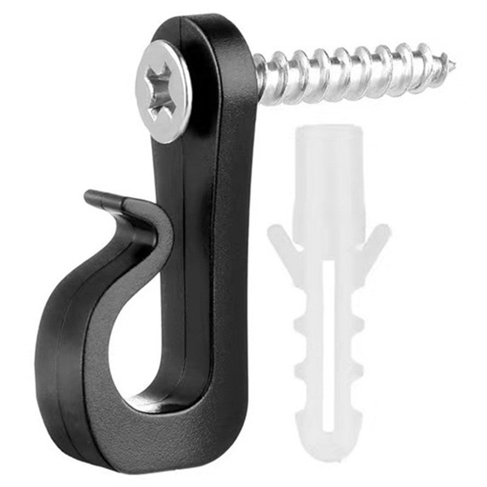 10-Pack Outdoor Hanging Plant Hooks for String Lights - Heavy-Duty Screw-In Expansion Anchors