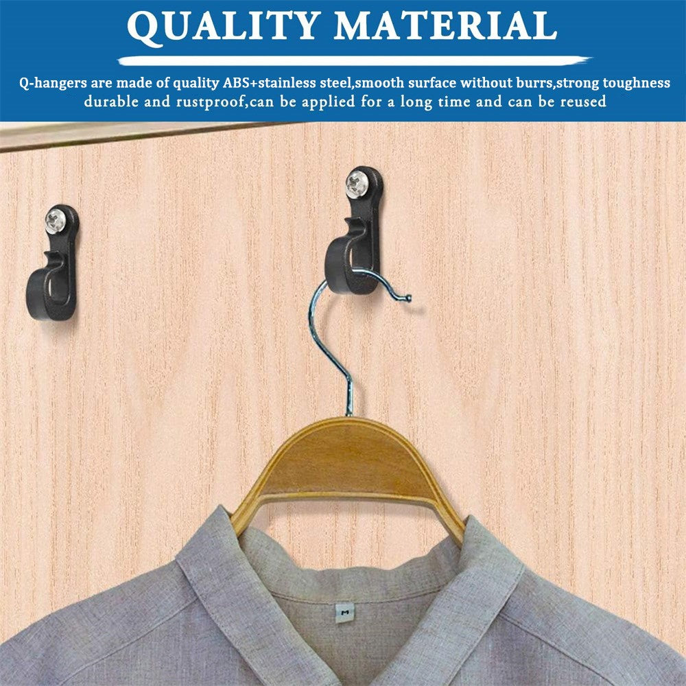 10-Pack Outdoor Hanging Plant Hooks for String Lights - Heavy-Duty Screw-In Expansion Anchors