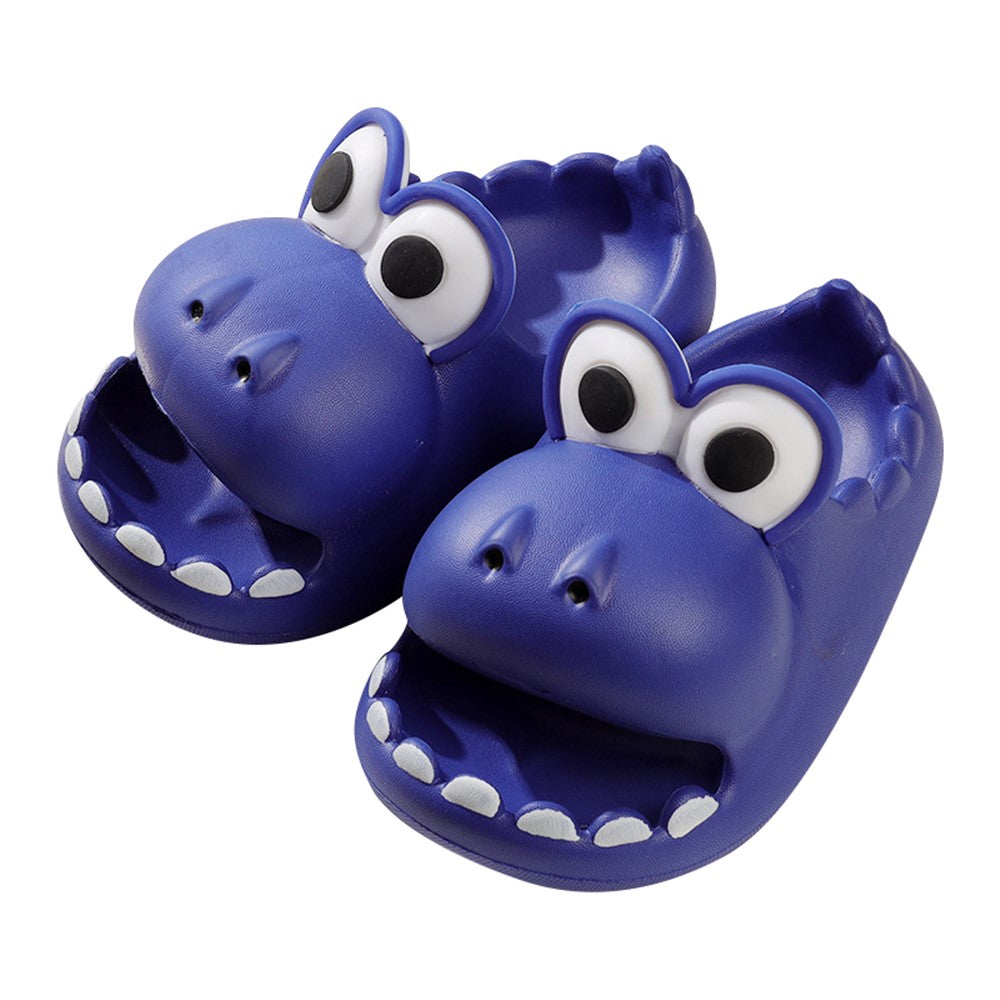 1 Pair Cartoon Dinosaur Kids EVA Slippers Non-Slip Thicken Sole Slippers