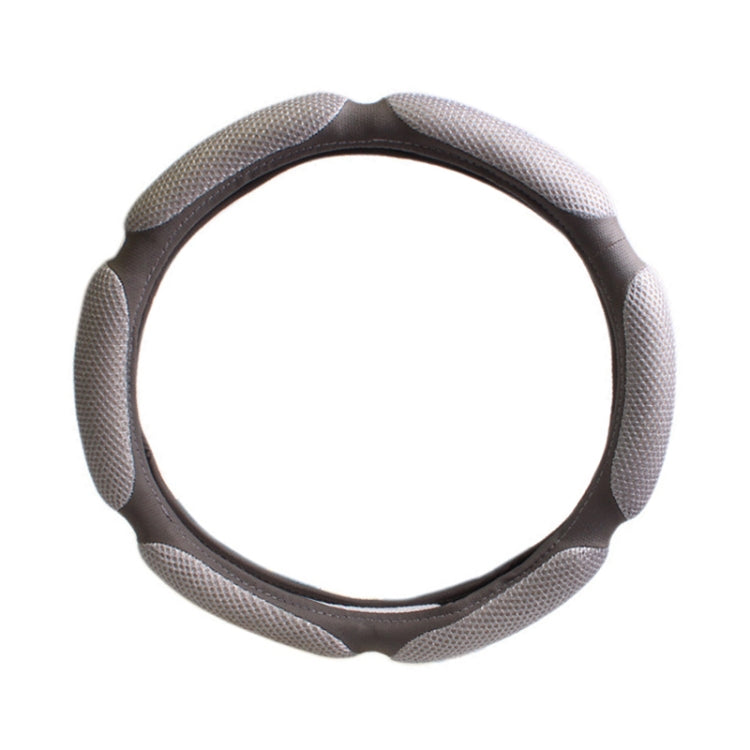 Sandwich Steering Wheel Cover, Grey and  white glue#38cm, Beige and white glue#38cm, Red and white glue#38cm, Black and white glue#38cm