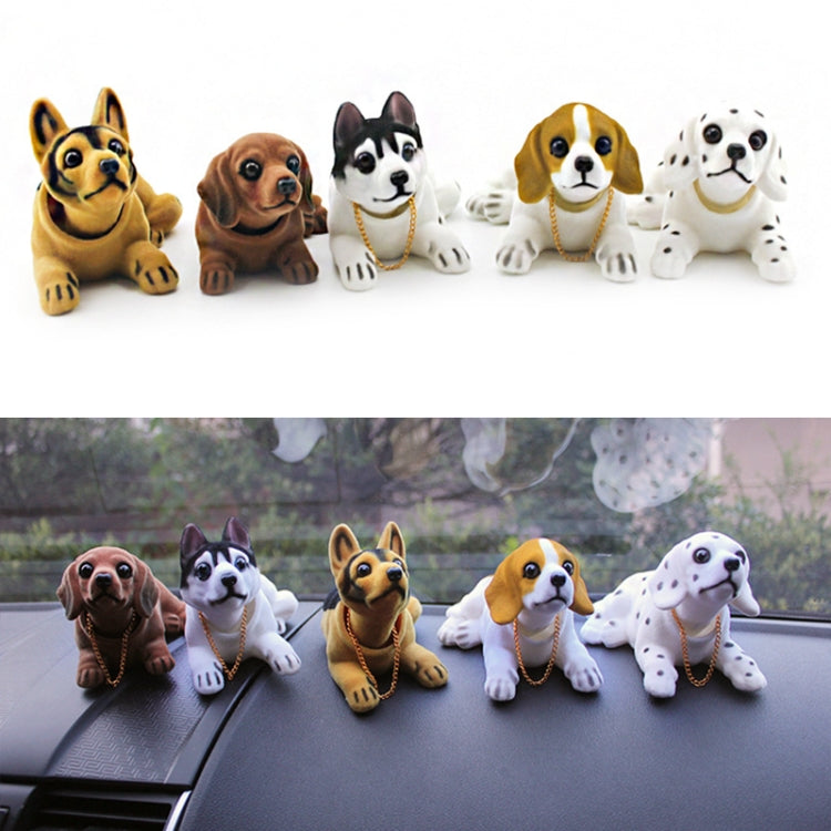 Dog Doll Car Ornaments, Shepherd, Sausage dog, Huskies, Dalmatians, Beagle