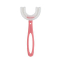 10 PCS U-shaped Children Baby Hand-held Soft Toothbrush Brushing Artifact for 6-12 Years Old, Style: Straight Handle, Straight Handle