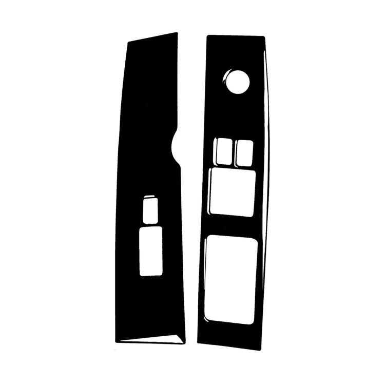 For Nissan 350Z 2003-2005 2pcs Car Window Lift Decorative Sticker, Right Drive, Car Window Lift, Right Drive