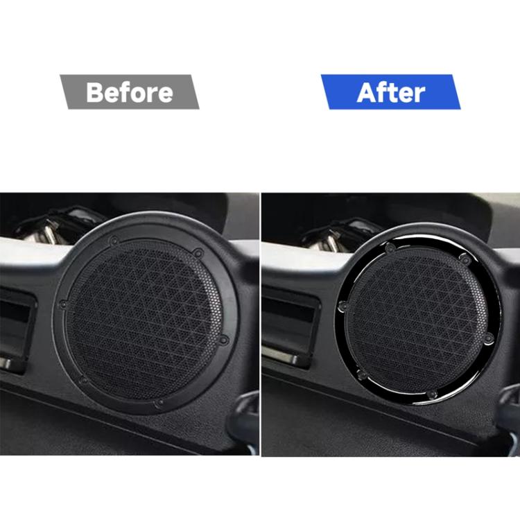 For Nissan 350Z 2003-2009 2pcs Car Hardtop Rear Speaker Horn Decorative Sticker, Left and Right Drive Universal, Car Hardtop Rear Speaker Horn