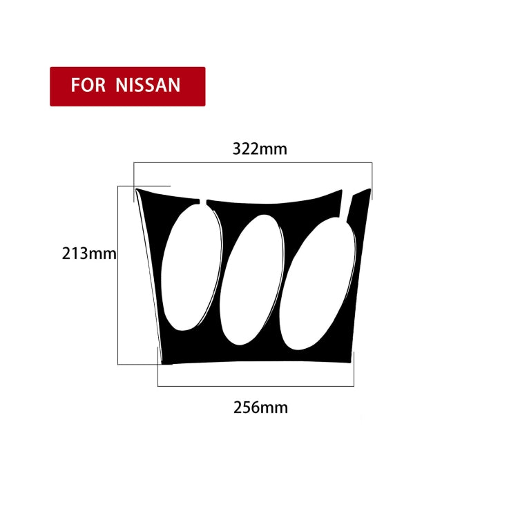 For Nissan 350Z 2003-2009 Car Radio/Air Conditioning Console Sticker, Right Drive, Car Radio/Air Conditioning Console, Right Drive