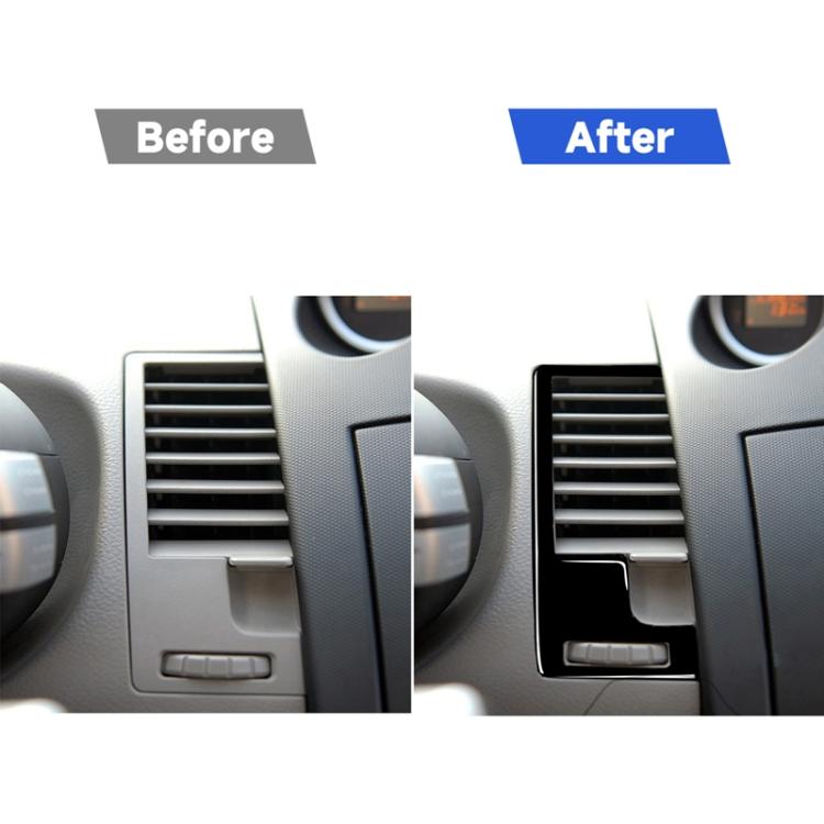 For Nissan 350Z 2003-2009 2pcs Car Center Vent Exhaust Decorative Stickers, Left and Right Drive Universal, Car Center Vent Exhaust