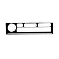 For Nissan 350Z 2003-2009 Car Navigation Keys Decorative Stickers, Left and Right Drive Universal, Car Navigation Keys