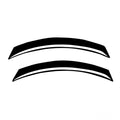 For Nissan 350Z 2003-2009 2pcs Car Air Outlet Decorative Stickers, Left and Right Drive Universal, Car Air Outlet