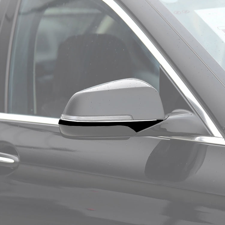 For BMW 5 Series F10 2011-2017 Car Rearview Mirror Bumper Strip Decorative Sticker, Left and Right Drive Universal, Rearview Mirror Bumper