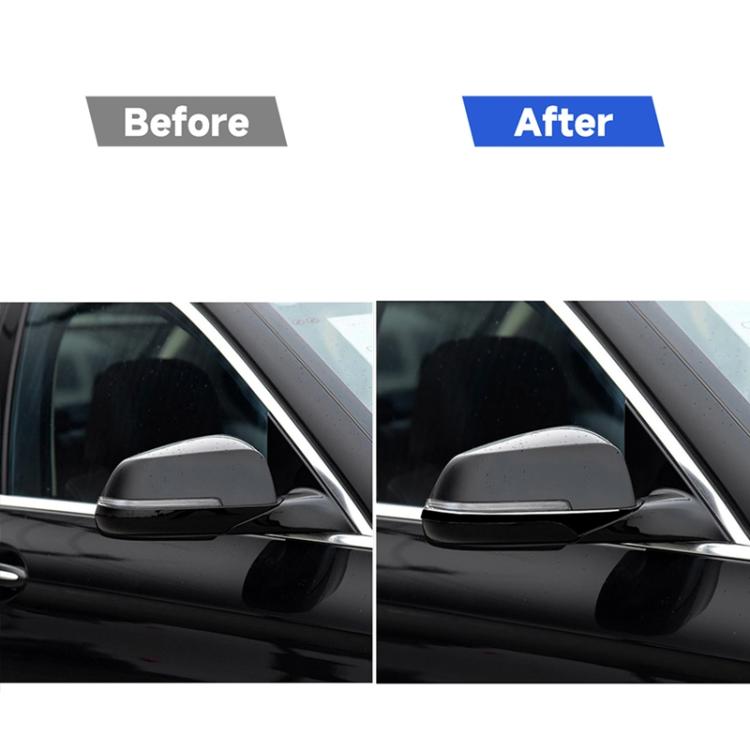 For BMW 5 Series F10 2011-2017 Car Rearview Mirror Bumper Strip Decorative Sticker, Left and Right Drive Universal, Rearview Mirror Bumper