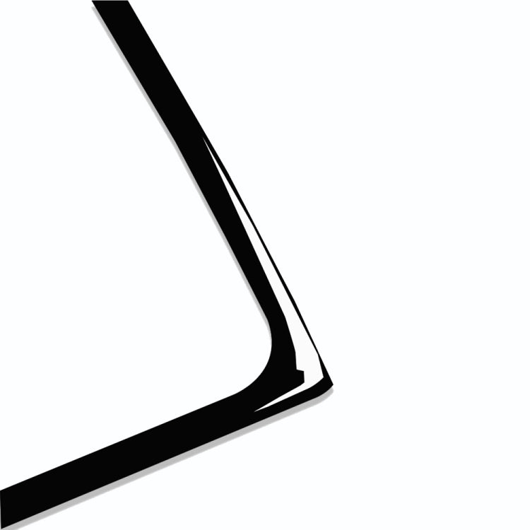 For BMW 5 Series GT F07 2010-2016 Car GT Instrument Big Horn Frame Decorative Sticker,Left and Right Drive Universal, GT Instrument Big Horn Frame