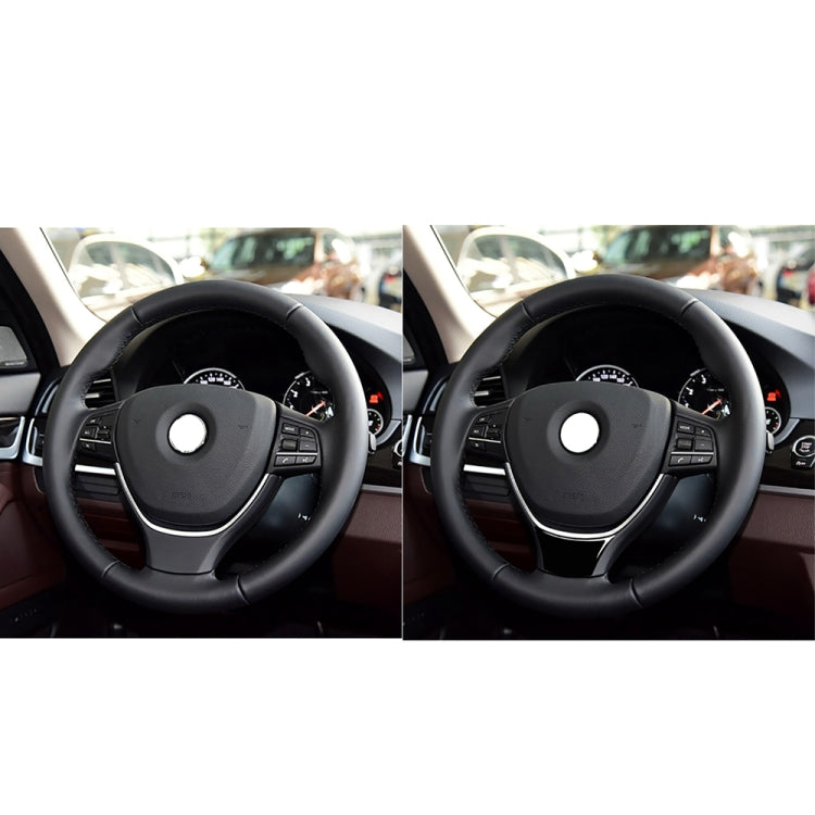 For BMW 5 Series F10 F18 2011-2017 A Edition Car Small Steering Wheel Decorative Sticker,Left and Right Drive Universal, A Edition Small Steering Wheel