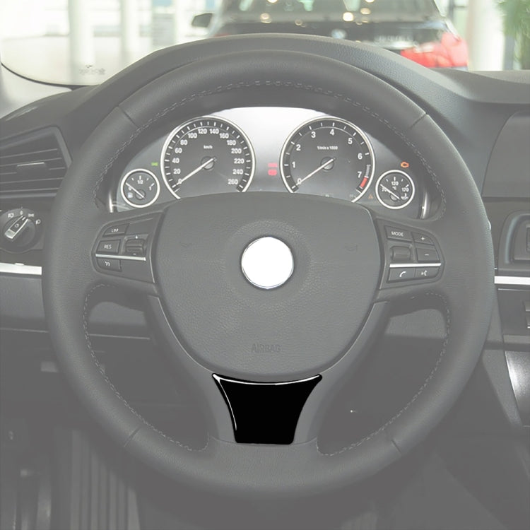 For BMW 5 Series F10 F18 2011-2017 B Edition Car Large Steering Wheel Decorative Sticker,Left and Right Drive Universal, B Edition Large Steering Wheel