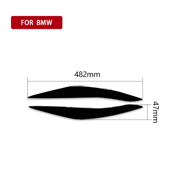 For BMW 5 Series F10 2010-2013 Car Lamp Eyebrow Decorative Sticker,Left and Right Drive Universal, For BMW 5 Series F10 2010-2013 Lamp Eyebrow
