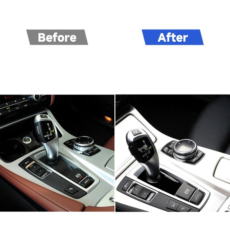 For BMW 5 Series F07 F10 F25 F26 / GT X3 X4 2009-2016 Car Handbrake Below Panel Decorative Sticker, Left Drive, Handbrake Below Panel, Left Drive