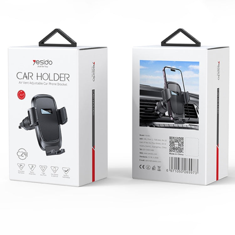 Yesido C241 Adjustable Car Air Vent Mobile Phone Holder, C241