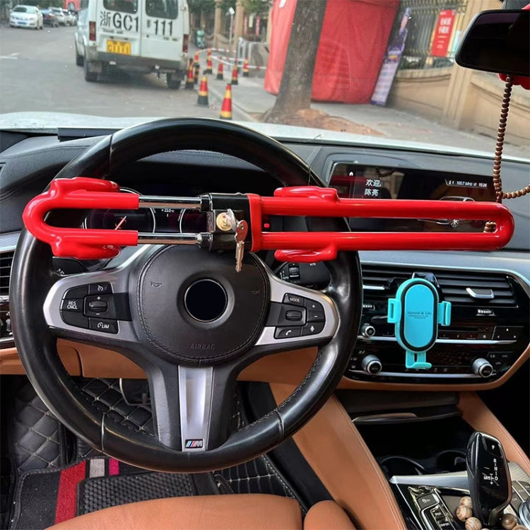 Car Steering Wheel Anti-Theft Lock Retractable Self-Defense Lock