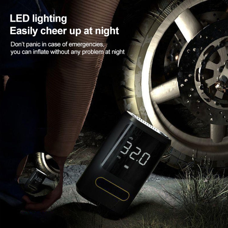 ATJ-8466 Portable Car Tire Air Pump Digital Display Wireless Electric Air Pump, Style: Lithium Battery, Lithium Battery Style
