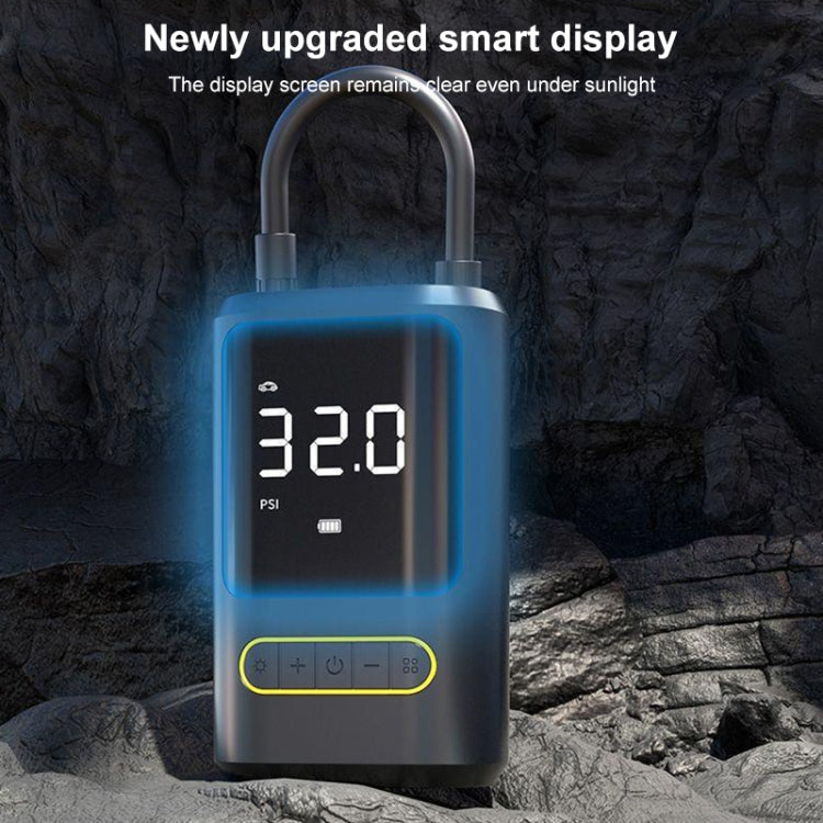 ATJ-8466 Portable Car Tire Air Pump Digital Display Wireless Electric Air Pump, Style: Lithium Battery, Lithium Battery Style
