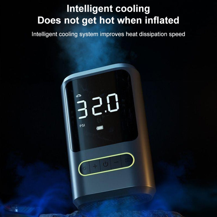 ATJ-8466 Portable Car Tire Air Pump Digital Display Wireless Electric Air Pump, Style: Dual Power, Dual Power Style