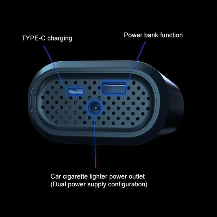 ATJ-8466 Portable Car Tire Air Pump Digital Display Wireless Electric Air Pump, Style: Dual Power, Dual Power Style