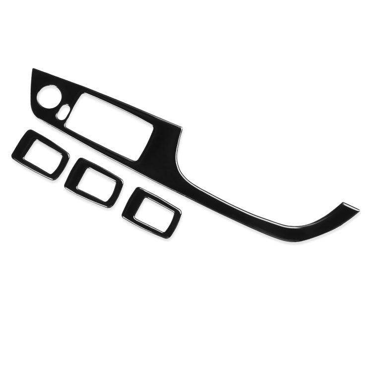 For BMW 3 Series E90/320i/325i 2005-2012 Car Carbon Fiber Right Drive Window Lifting Panel without Folding Key Decorative Sticker, Diameter: 37.8cm, Car Right Drive Window Lifting Panel without Folding Key, Diameter: 37.8cm