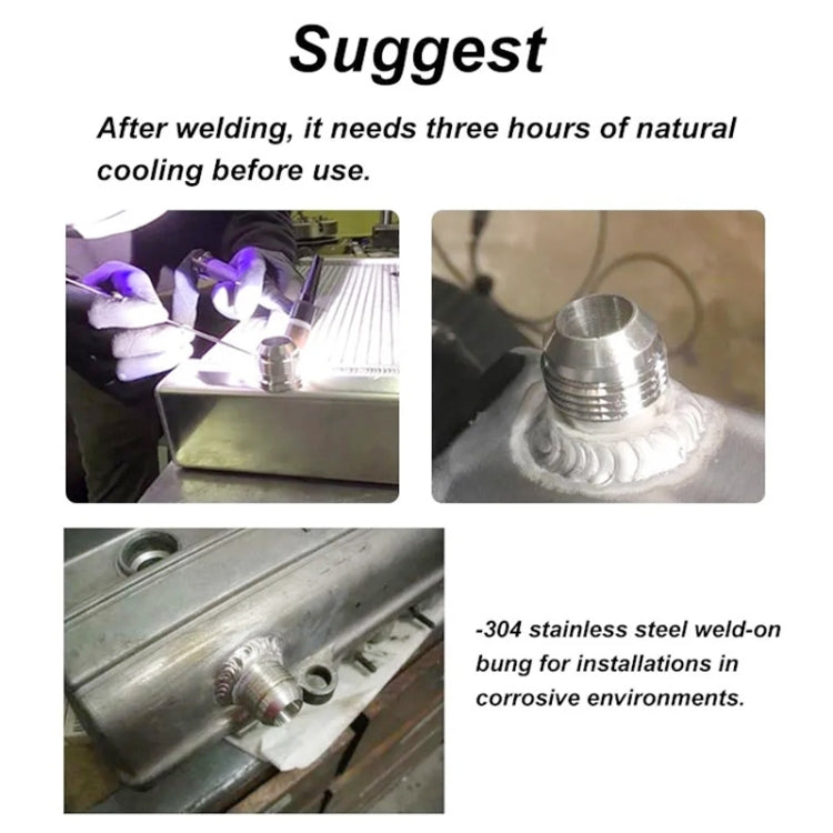 AN4 Car Oil Pipe Joint Breathable Pot Connector, AN4