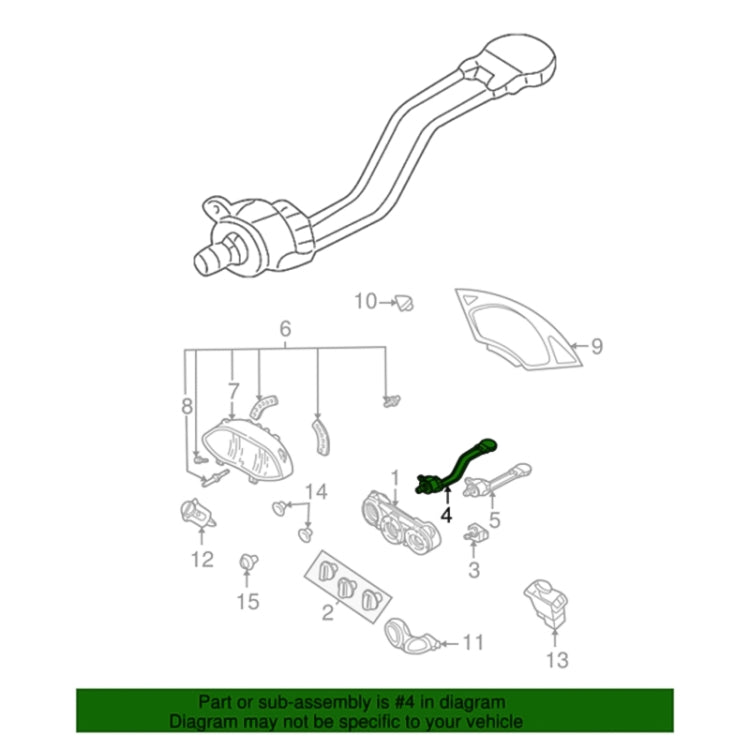 For Ford Focus Car Air Conditoning Heated Control Switch with Cables 2M5Z-19C733-AB 2M5Z19C733, 2M5Z-19C733-AB