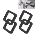 CP-3015 4 in 1 Car 2 inch Trailer Hitch Receiver Silencer Pad, 4 in 1