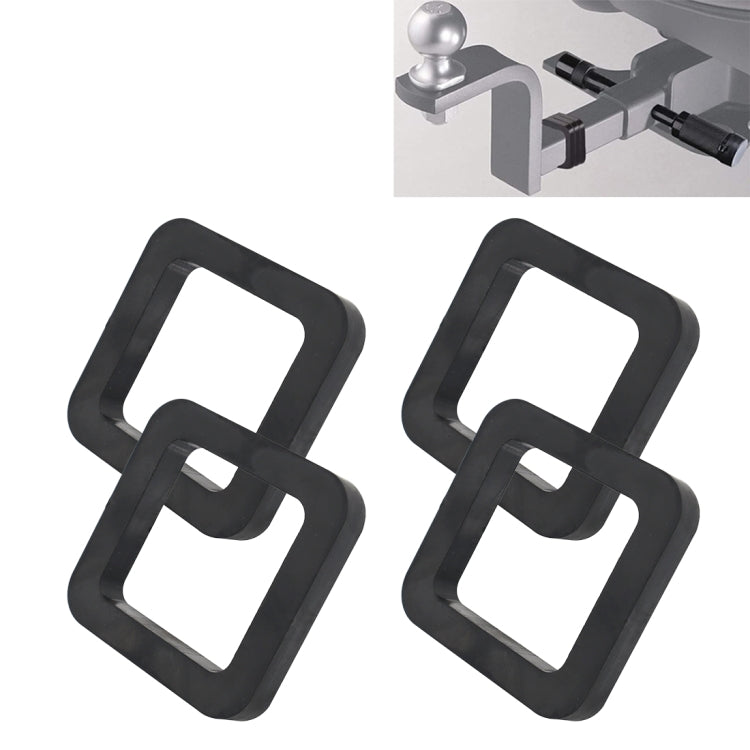 CP-3015 4 in 1 Car 2 inch Trailer Hitch Receiver Silencer Pad, 4 in 1