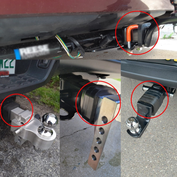 CP-3015 5 in 1 Car 2 inch Trailer Hitch Receiver Silencer Pad, 5 in 1