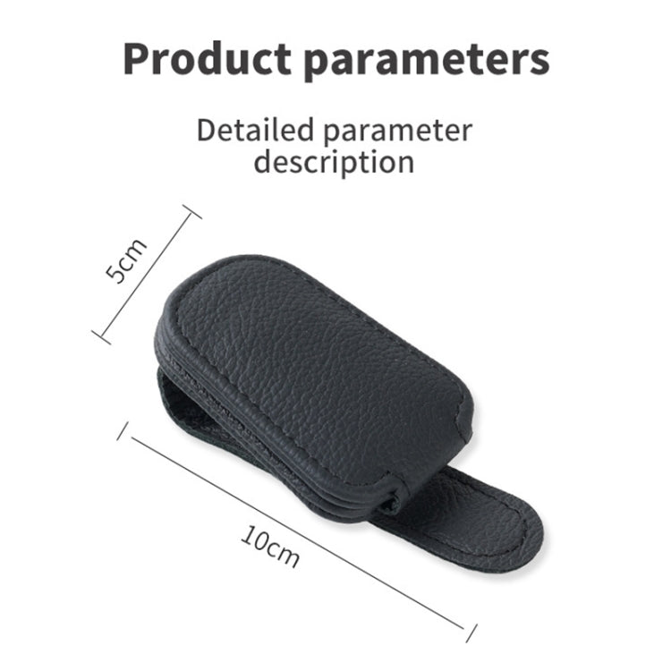 Car Sun Visor Glasses Clip Multi-functional Card Storage Bracket