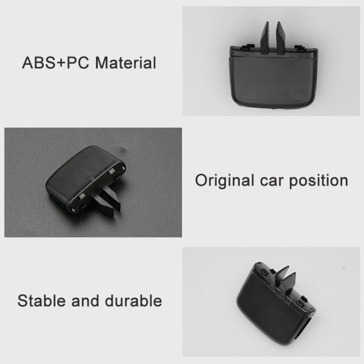 For Toyota Previa Left-hand Drive Car Left and Right Air Conditioning Air Outlet Paddle 55670-28250, For Toyota Previa (Black), For Toyota Previa (Beige)