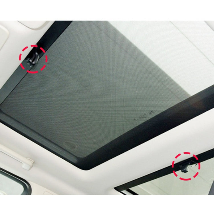 Car Window Shade Fixing Buckle for Land Rover Freelander 2, Left Driving, Style:Flat