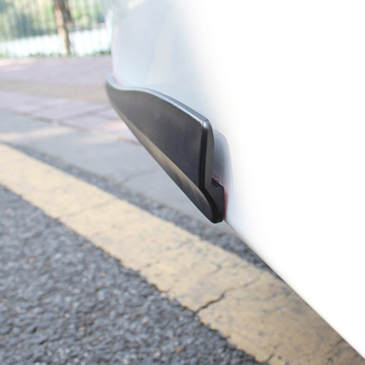 1 Pair Car Carbon Fiber Silicone Bumper Strip, Style: Short, Carbon Fiber