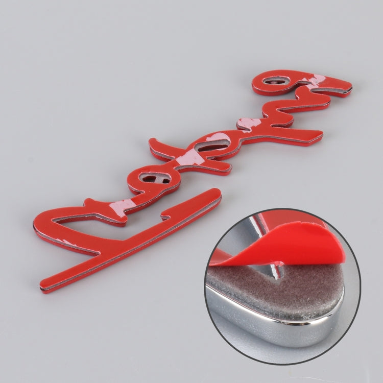 Car TROPHY Personalized Aluminum Alloy Decorative Stickers, Size: 11.5x2.5x0.35cm