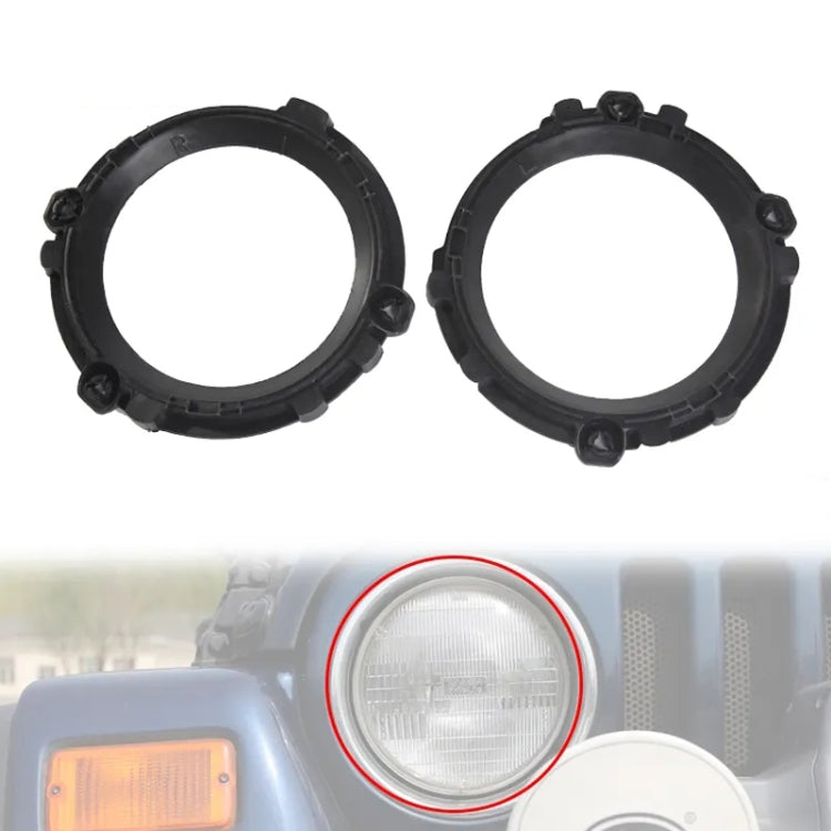 For Jeep Wrangler TJ 1997-2006 Car Headlight Bracket Base Headlight Fixing Bracket, For Jeep Wrangler TJ 1997-2006