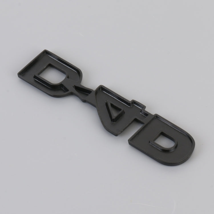 Car D4D Personalized Aluminum Alloy Decorative Stickers, Size:10 x 2.5cm, D4D