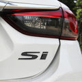 Car Si Metal Stickers Personalized Aluminum Alloy Decorative Stickers, Size:10 x 3cm
