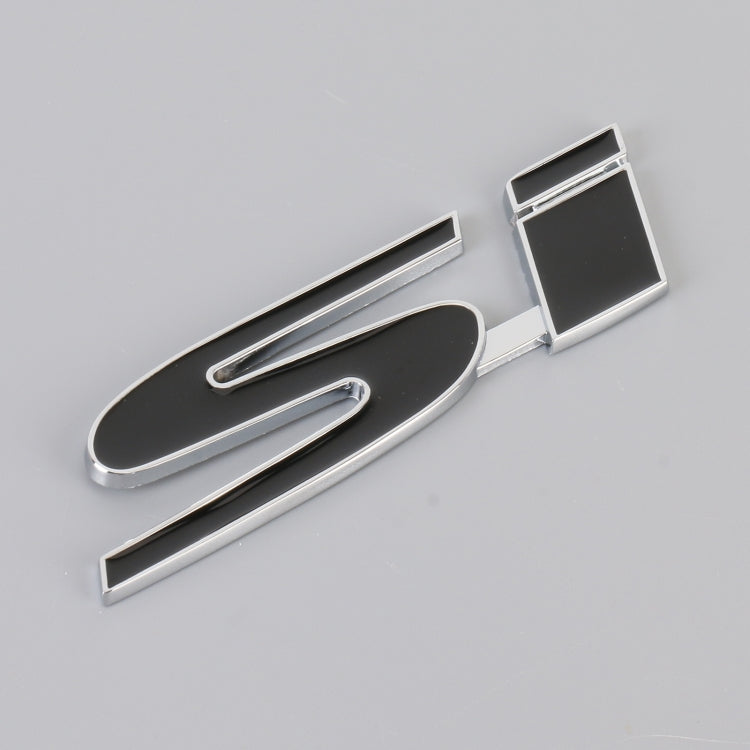 Car Si Metal Stickers Personalized Aluminum Alloy Decorative Stickers, Size:10 x 3cm