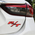 Car R / T Personalized Aluminum Alloy Decorative Stickers, Size:10.5 x 5cm