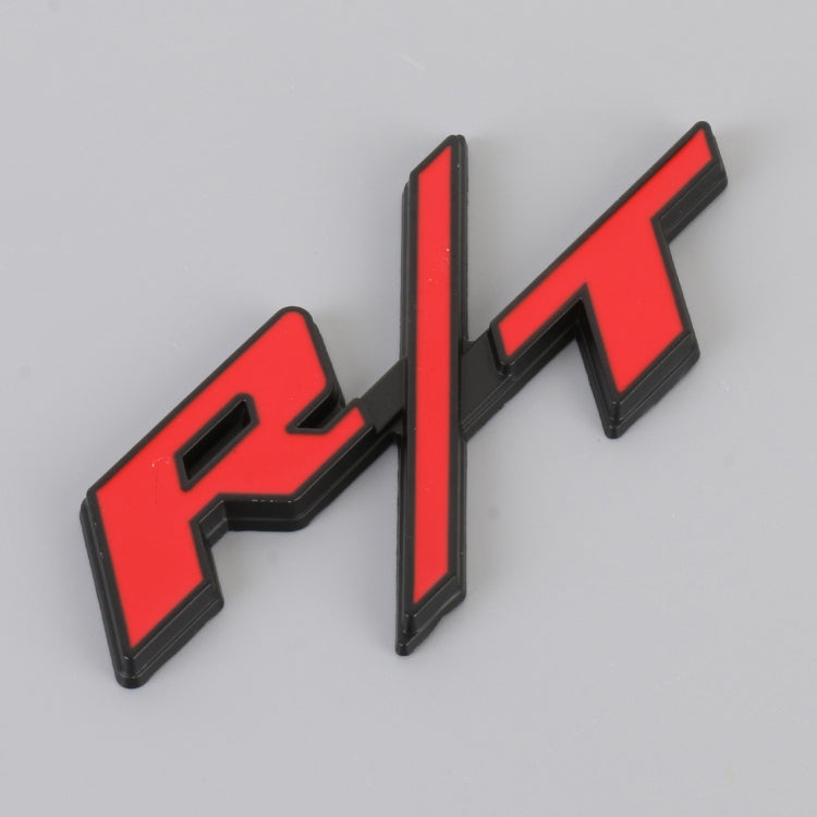 Car R / T Personalized Aluminum Alloy Decorative Stickers, Size:10.5 x 5cm