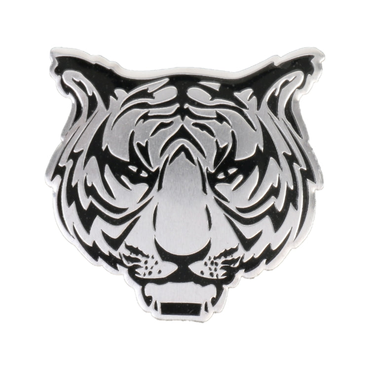 Car Tiger Metal Stickers Personalized Aluminum Alloy Decorative Stickers, Size:8 x 7.5cm, Tiger Stickers
